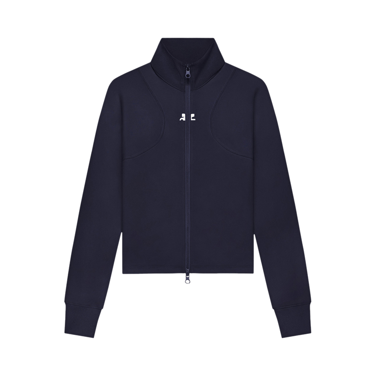 Courrèges Scuba Tracksuit Interlock Jacket 'Navy'