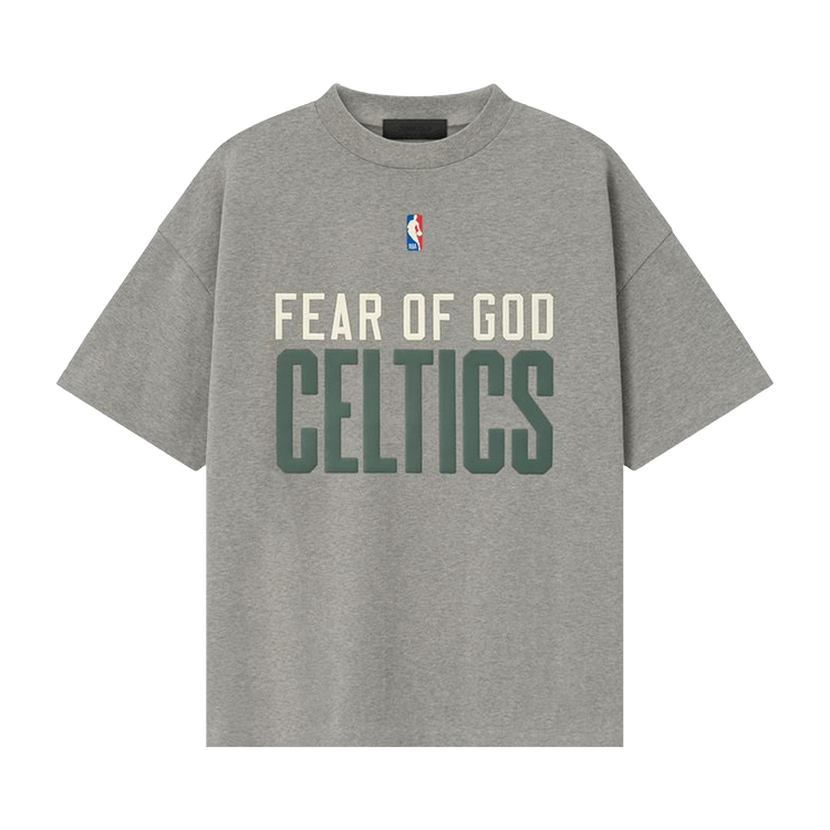 Fear of God Essentials x NBA Celtics 90's Tee 'Concrete Heather'
