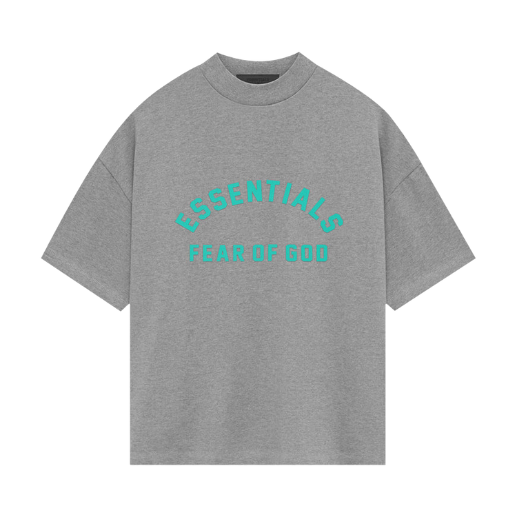 Fear of God Essentials Heavy Jersey Short-Sleeve Tee 'Dark Heather Oatmeal'