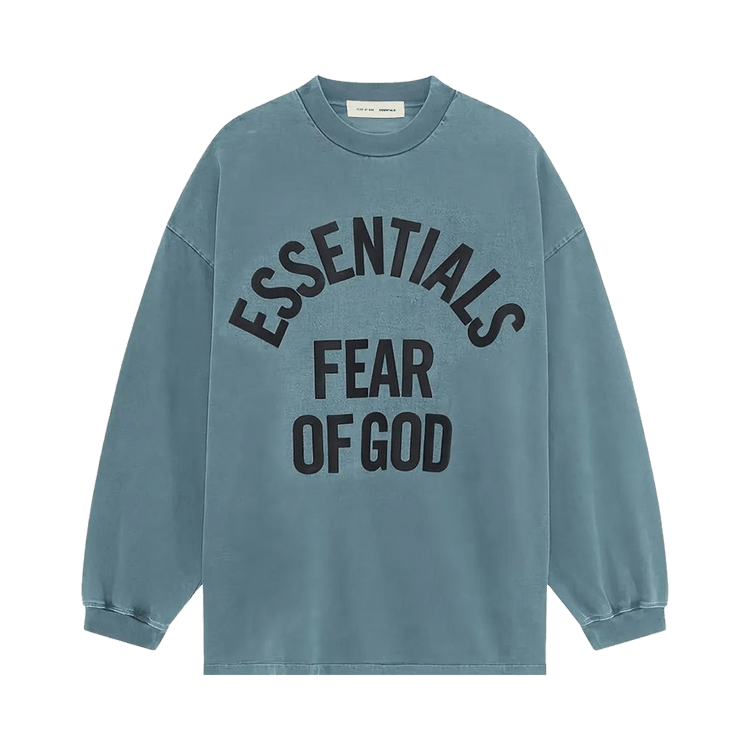Fear of God Essentials Campus 90's Long-Sleeve Tee 'Faded Coastal'