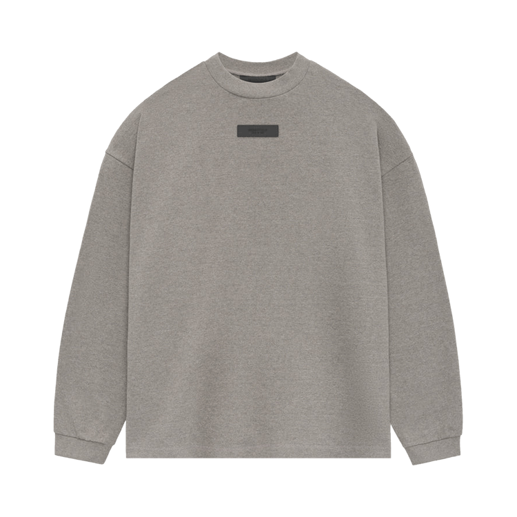 Fear of God Essentials Long-Sleeve Tee 'Heather Grey'