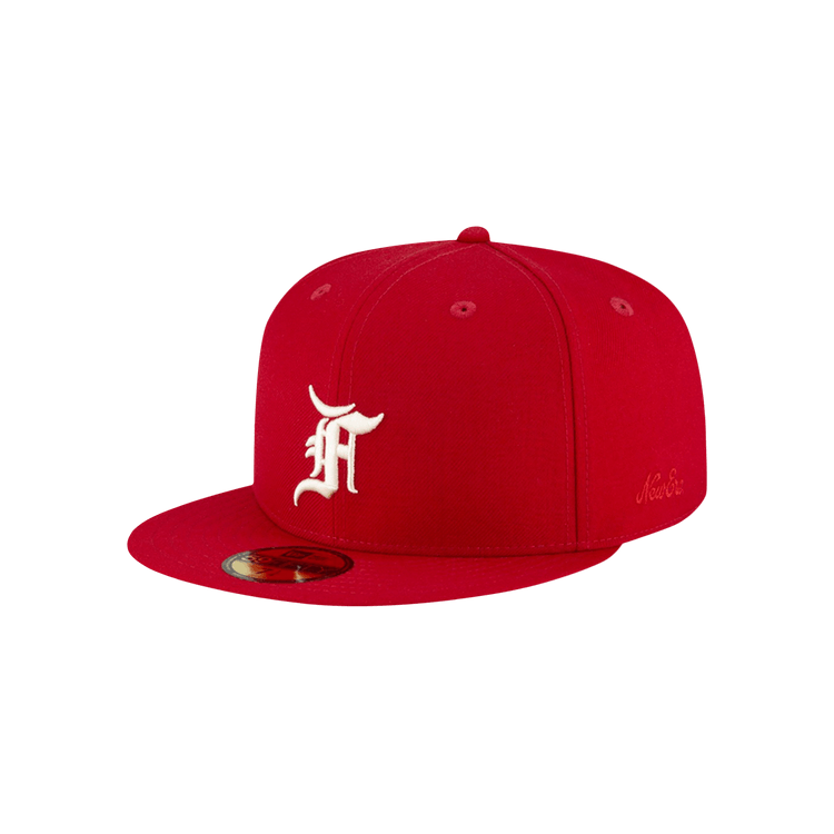 Fear of God Essentials x New Era Fitted Cap 'Red/White'