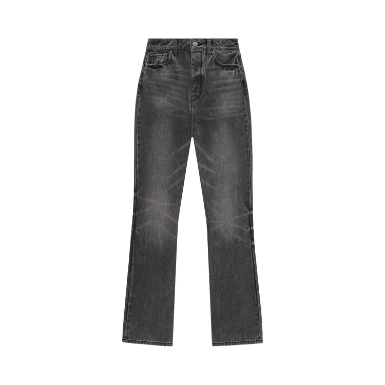 Fear of God Essentials High Waisted Fitted Jeans 'Vintage Black'