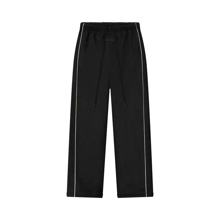 Fear of God Essentials Suede Fleece Signature Relaxed Pant 'Vintage Black'