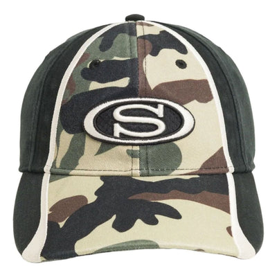 Stussy S Oval Cap 'Woodland Camo'