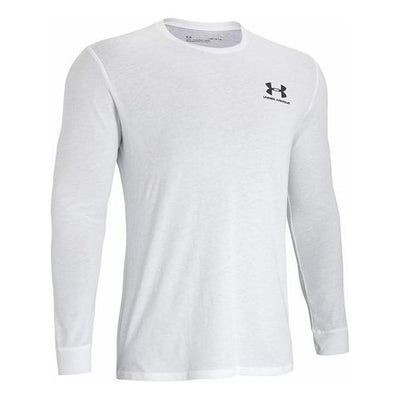Under Armour Sportstyle Left Chest Long Sleeve T-shirt 'White'