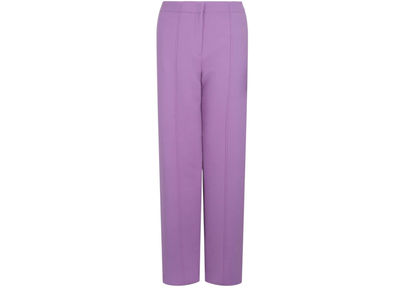 Ferragamo Women's Straight-Leg Trousers Purple