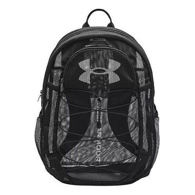 Under Armour Hustle Mesh Backpack 'Black Grey'