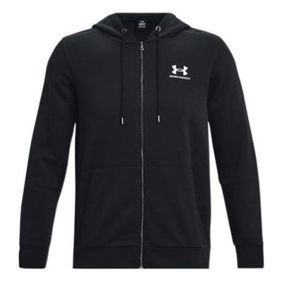 Under Armour Essential Fleece Full Zip Hoodie 'Black'