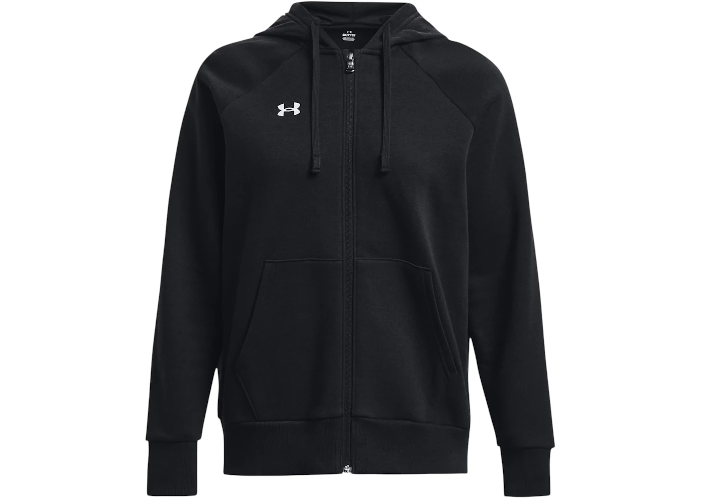 Under Armour Women's UA Rival Fleece Full-Zip Hoodie Black/White
