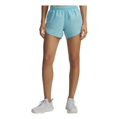(WMNS) Under Armour Fly-By 3" Shorts Asia Sizing 'Blue Haze Reflective'