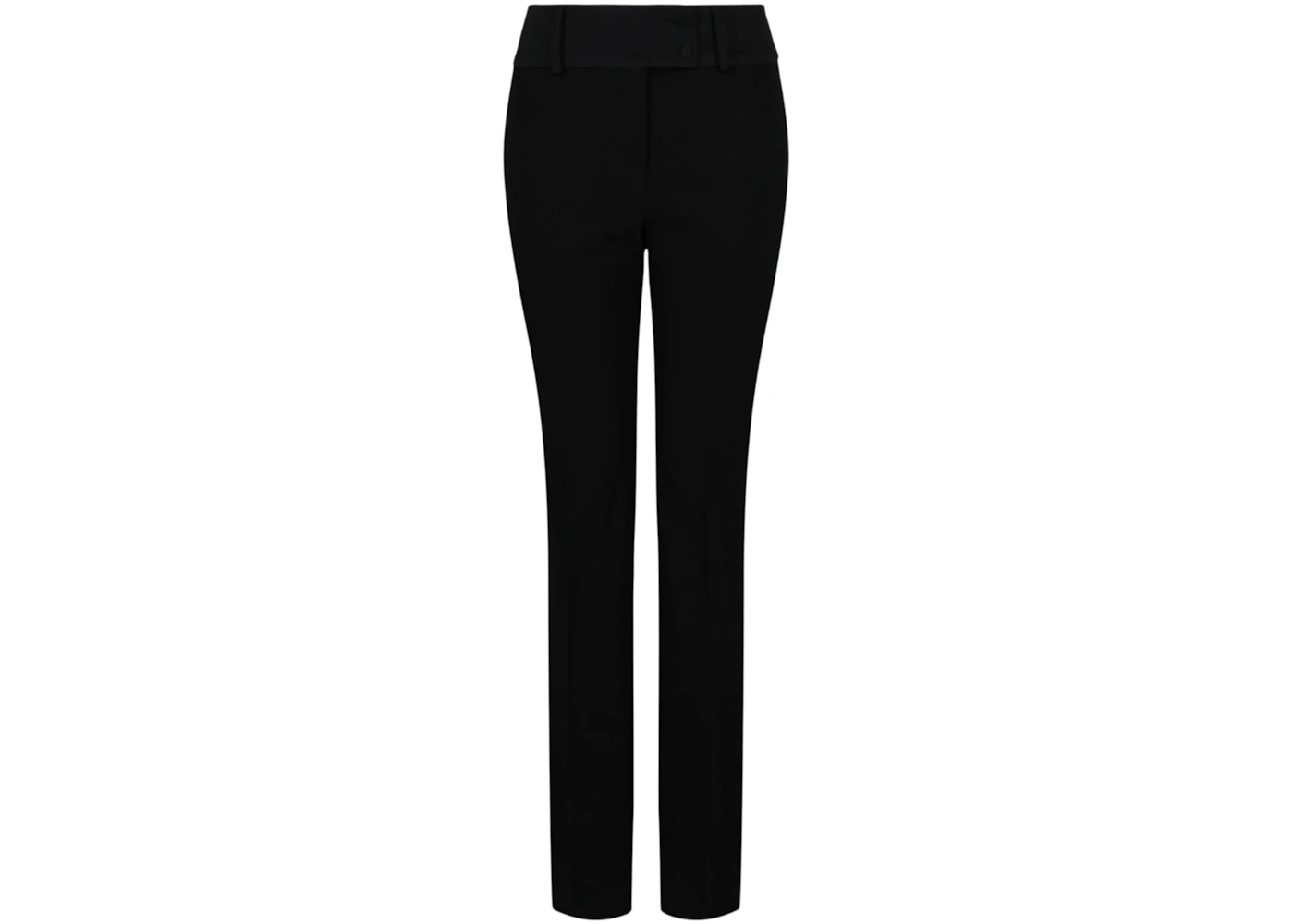 Ferragamo Silk-Lined Trousers Black