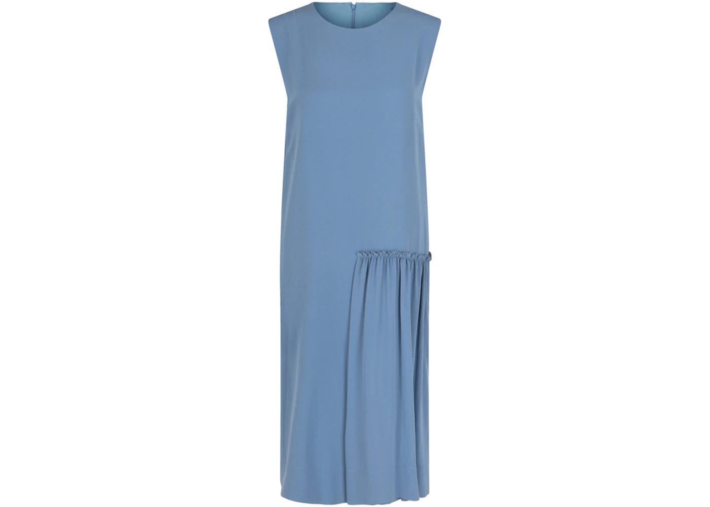 Ferragamo Sleeveless Midi Dress Light Blue