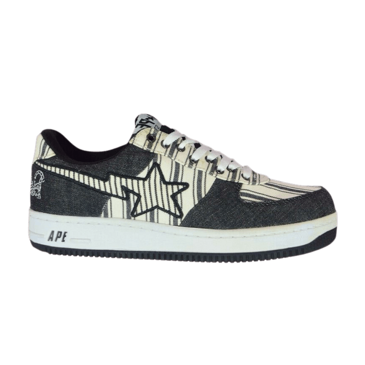 Bapesta Low 'Denim Pinstripe'