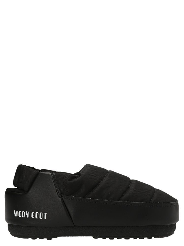 Moon Boot Logo Printed Padded Slippers