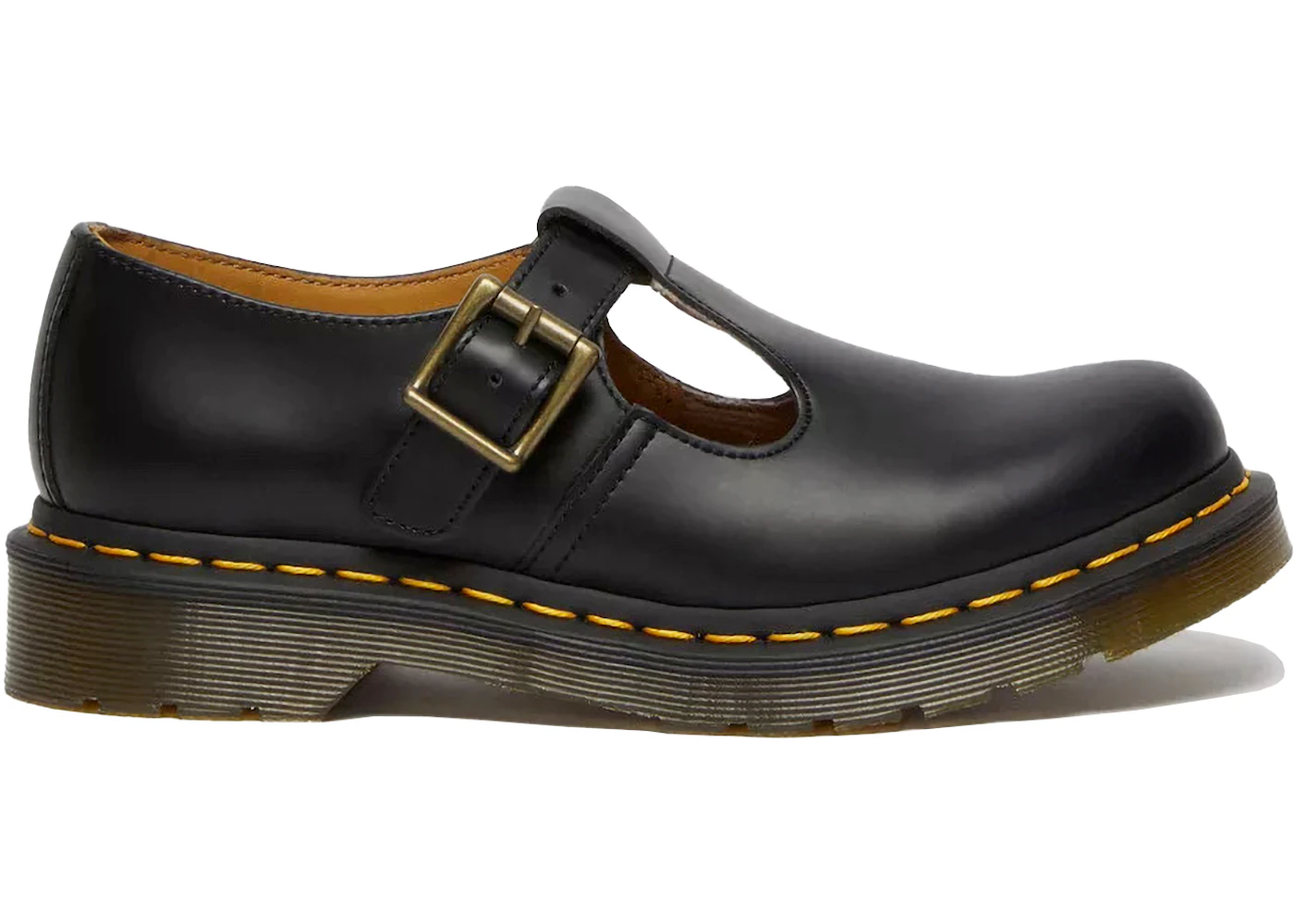 Dr. Martens Polley Smooth Leather Mary Janes Black (Women's)