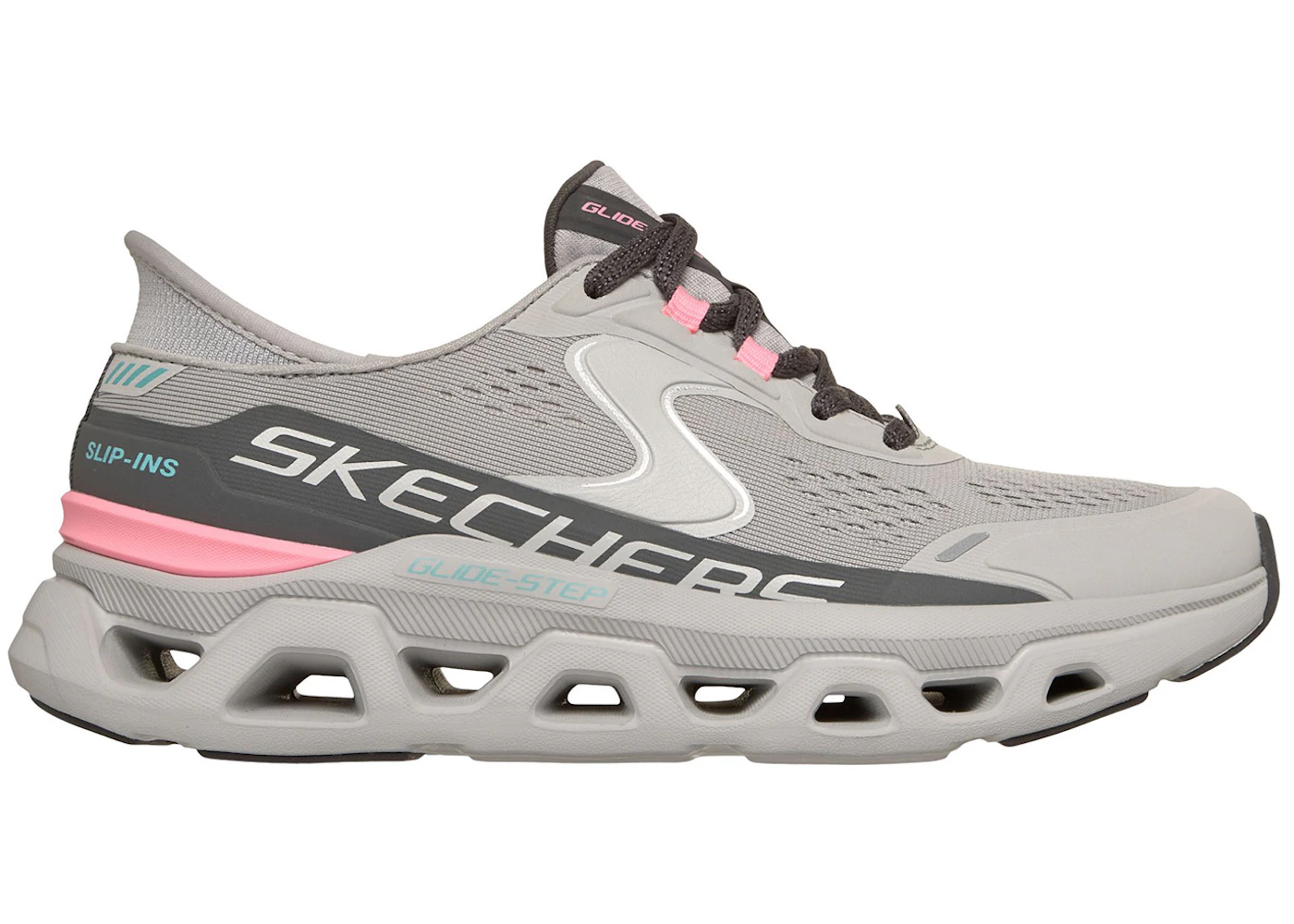 Skechers Slip-ins Glide-Step Altus Grey Pink (Women's)