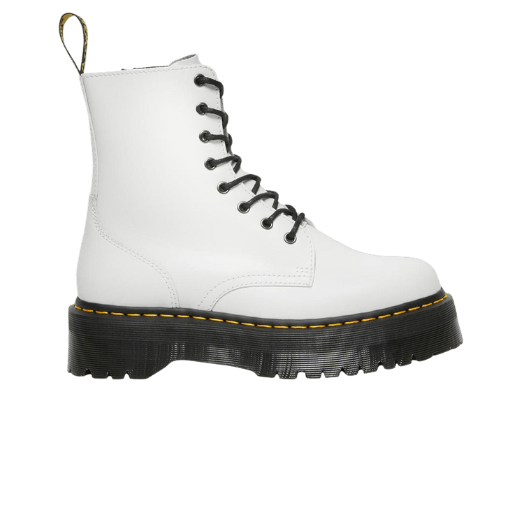 Dr. Martens Jadon Smooth Leather Platform Boot 'White'