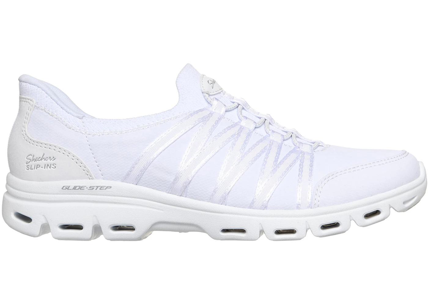 Skechers Slip-ins Glide-Step Comfort Steady Grace White (Women's)
