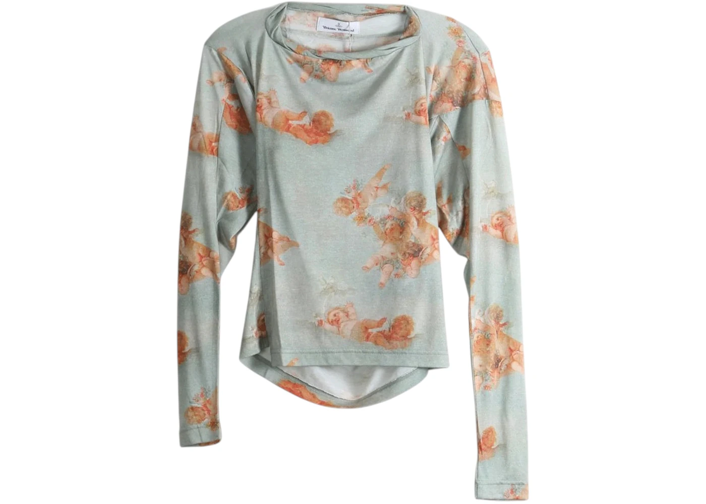 Vivienne Westwood Women's LS Squiggle Jersey Top Primavera Cherubs