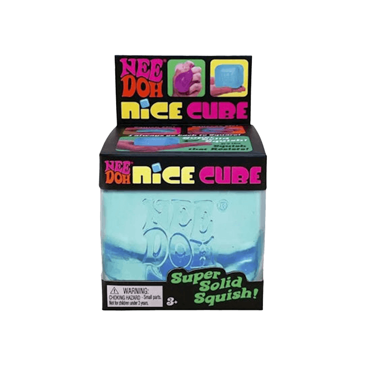 NeeDoh Nice Cube Squishy Fidget Toy 'Blue'