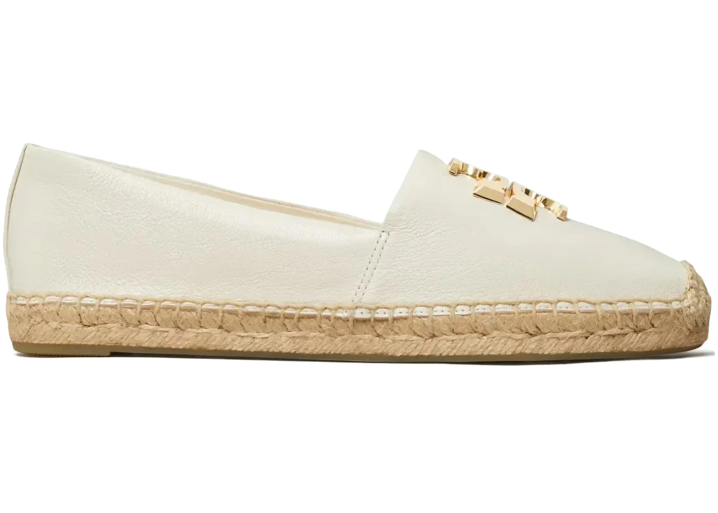 Tory Burch Eleanor Espadrille Flat Light Cream (Women's)