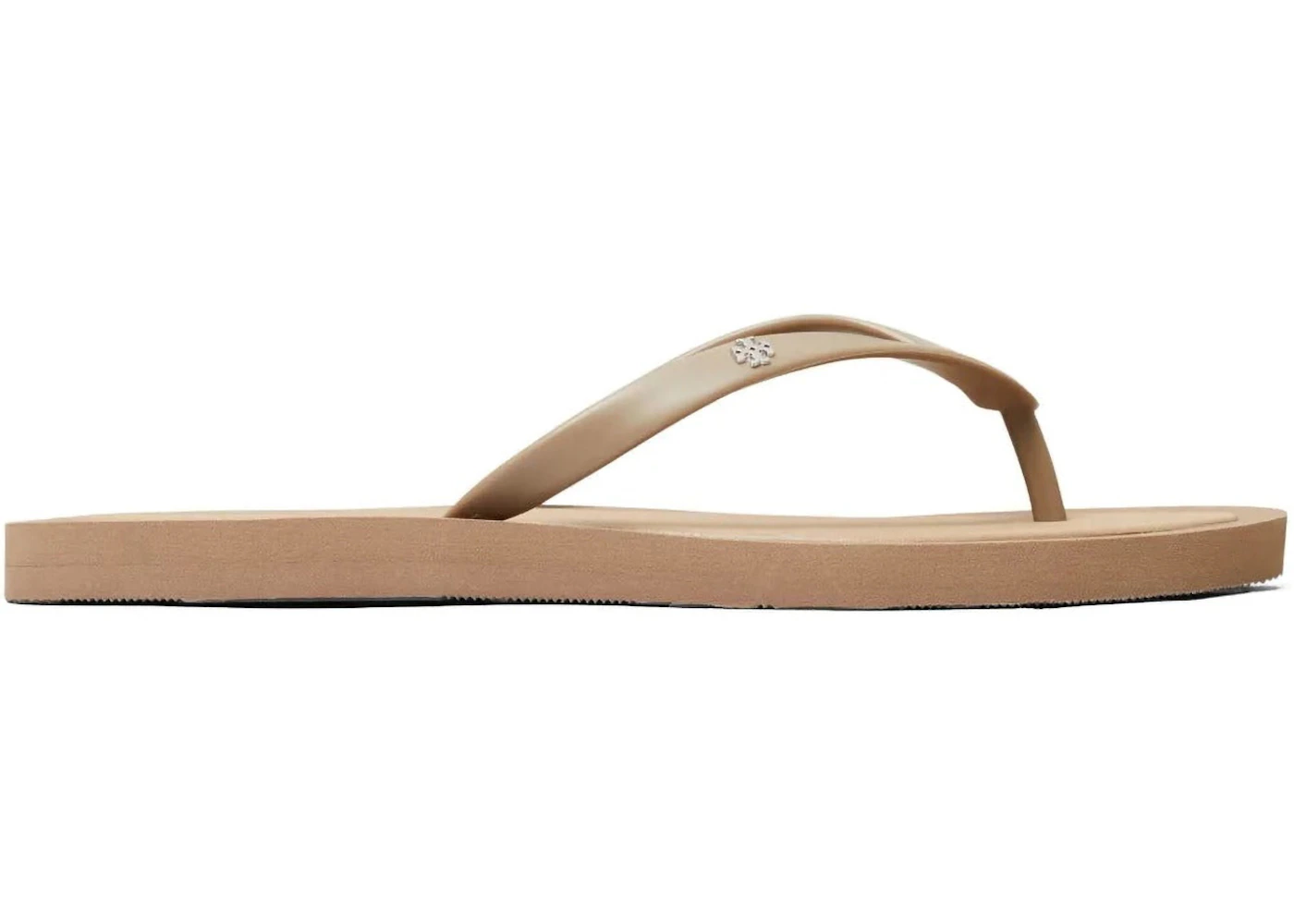 Tory Burch Kira Padded Flip Flop Grey Silver (Women's)