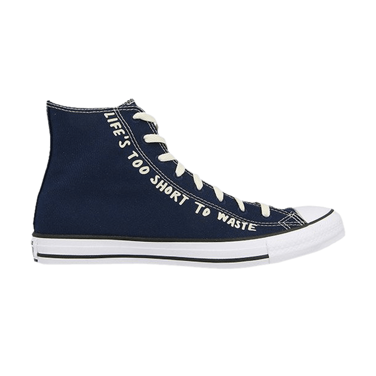 Converse Chuck Taylor All Star High 'Life's Too Short To Waste'