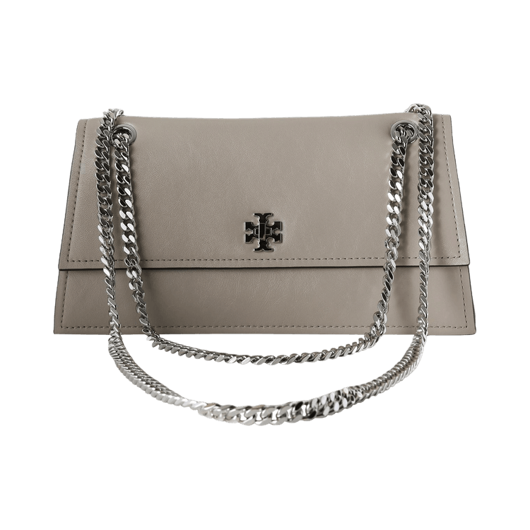 Tory Burch Kira Turnlock Shoulder Bag 'Dove Grey'
