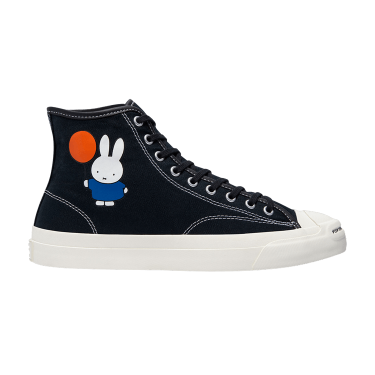 POP Trading Company x Converse Jack Purcell Pro High 'Miffy - Black'