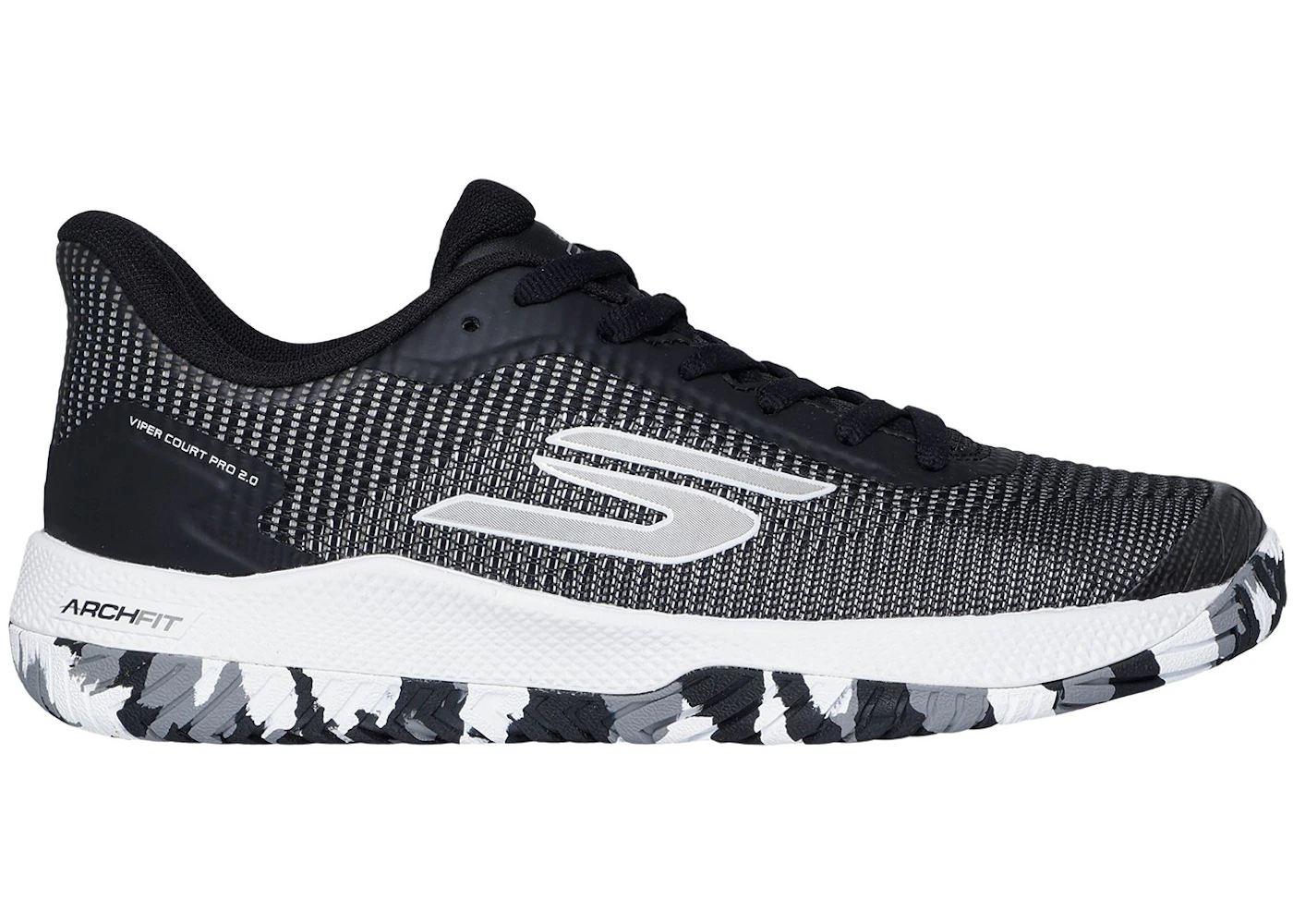 Skechers Viper Court Pro 2.0 Black White (Women's)