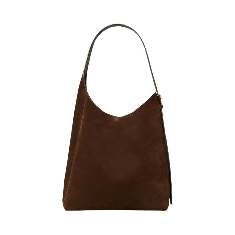Tory Burch Romy Suede Hobo Bag 'Dark Cocoa'