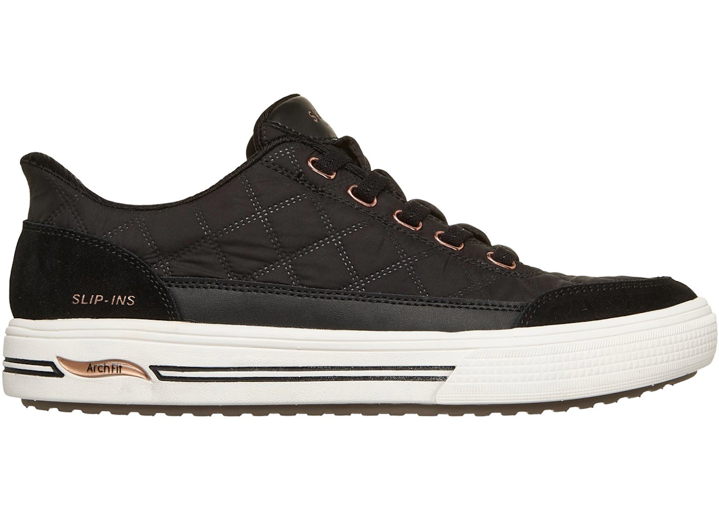 Skechers Slip-ins Arch Fit Arcade Cozy Fit Cuddle Steps Black (Women's)