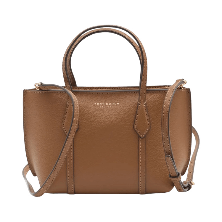 Tory Burch Mini Tote Bag 'Autumn Brown'