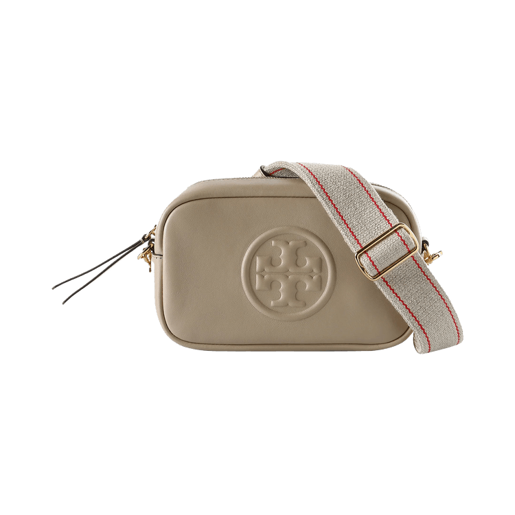 Tory Burch Miller Soft Mini Crossbody Bag 'Light Stone'