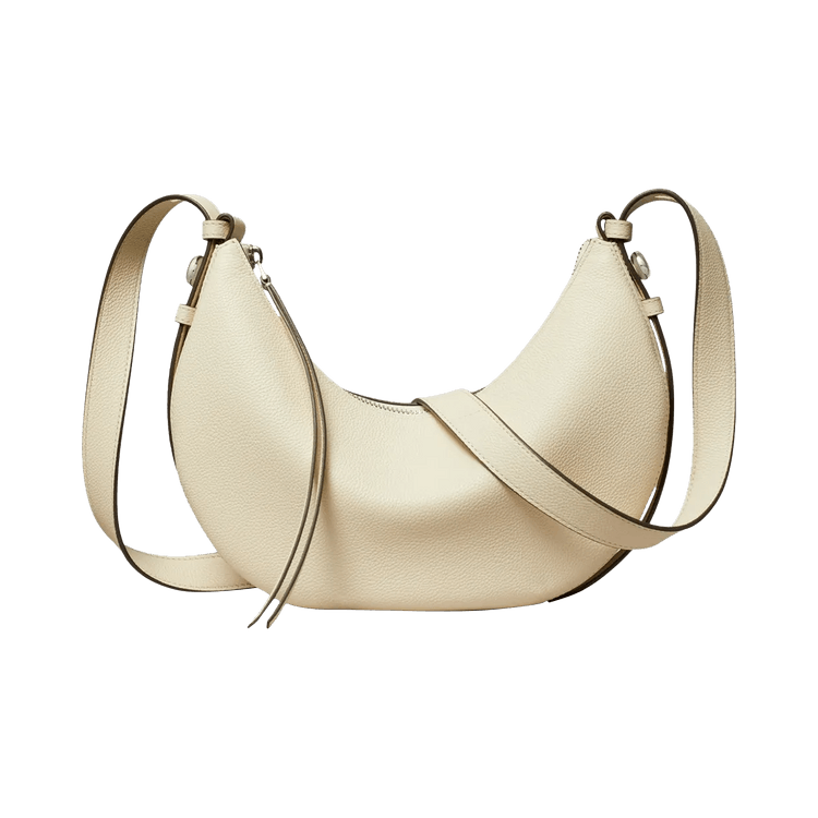 Tory Burch Romy Half Moon Bag 'Light Cream'