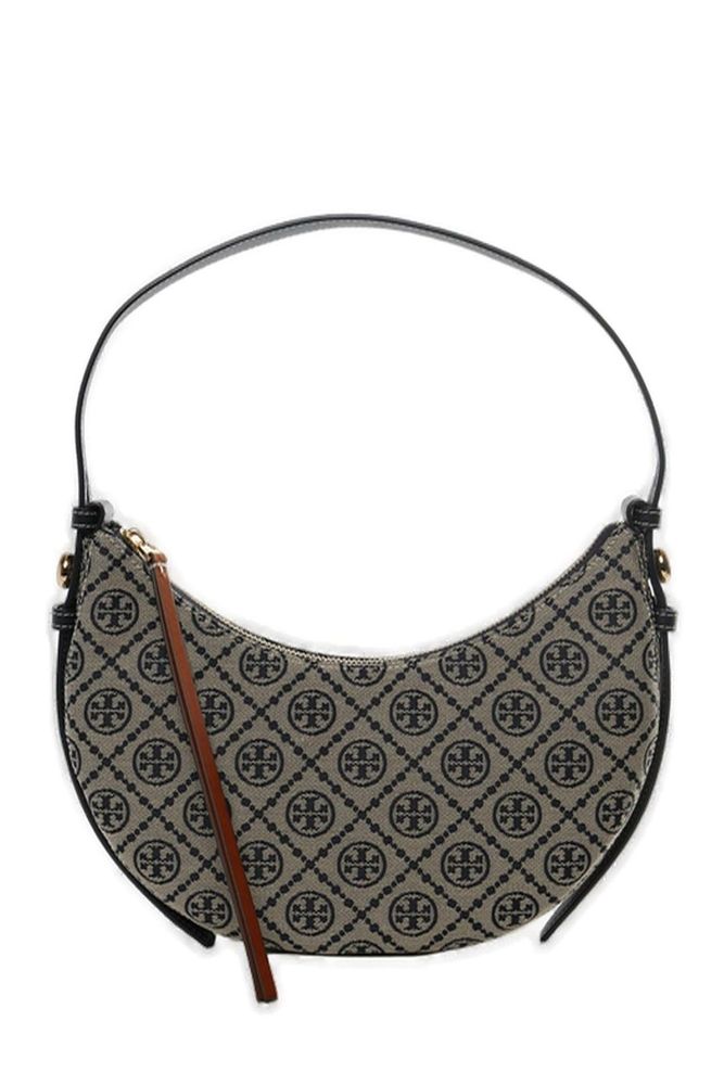 Tory Burch T Monogram Romy Half Moon Bag