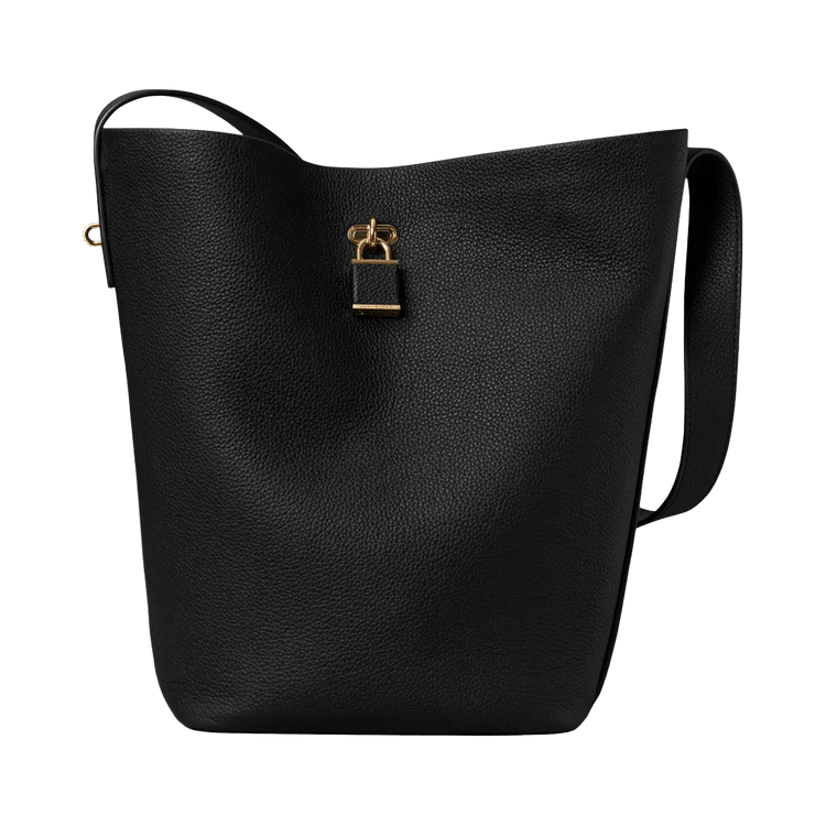Tory Burch Lock Slim Bucket Bag 'Black'