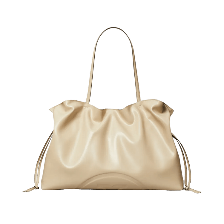 Tory Burch Drawstring Tote Bag 'Light Stone'