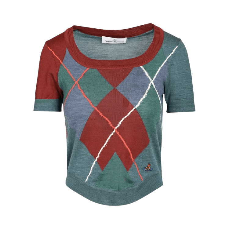 Vivienne Westwood Argyle Bodice Tee 'Multicolor'
