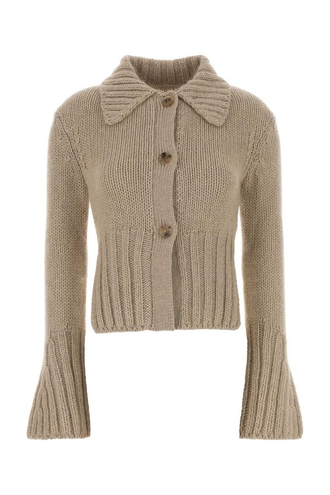 Khaite Takeo Ribbed Cropped Cardigan