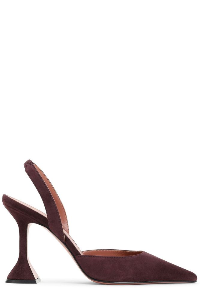 Amina Muaddi Holli Sling Heeled Pumps