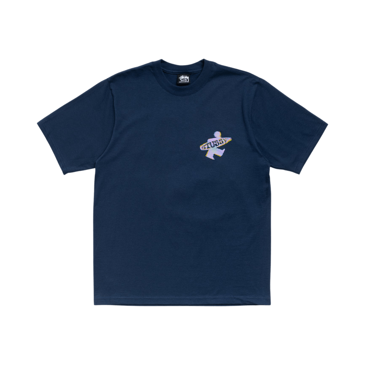 Stussy Dot Surf Puff Print Tee 'Navy'