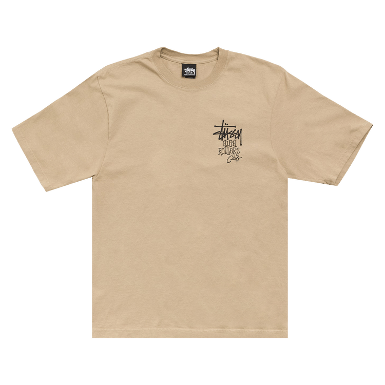 Stussy High Rollers Pigment Dyed T-Shirt 'Rock'