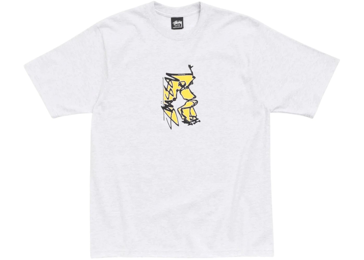 Stussy Smooth SK8 Tee Ash Heather