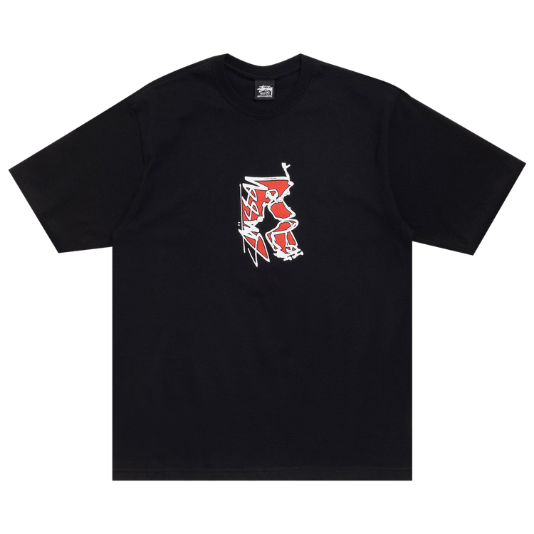 Stussy Smooth Sk8 Tee 'Black'