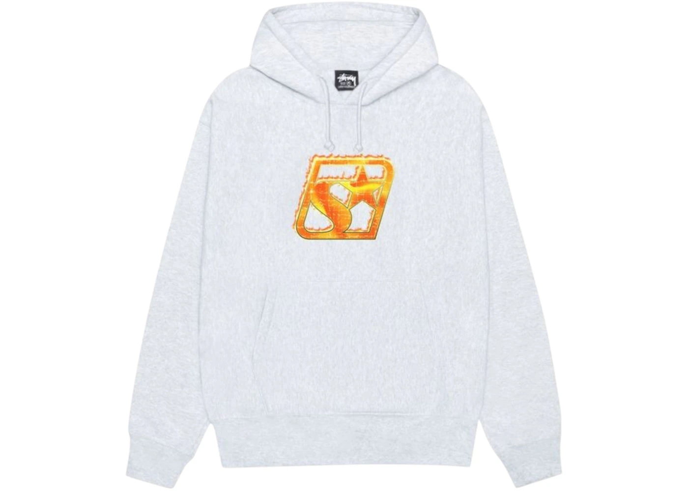 Stussy Blaze Hoodie Ash Heather