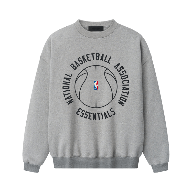 Fear of God Essentials NBA x Barkley Hendricks 90s Crewneck 'Concrete Heather'
