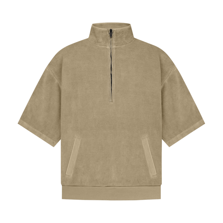 Fear of God Essentials Velour Mockneck 'Oak'