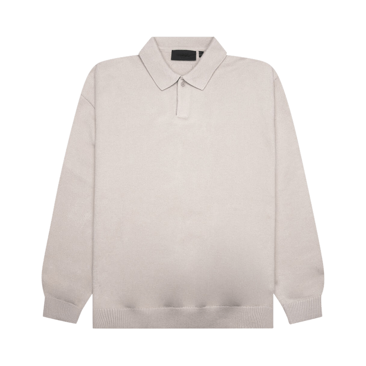 Fear of God Essentials Knit Polo 'Silver Cloud'